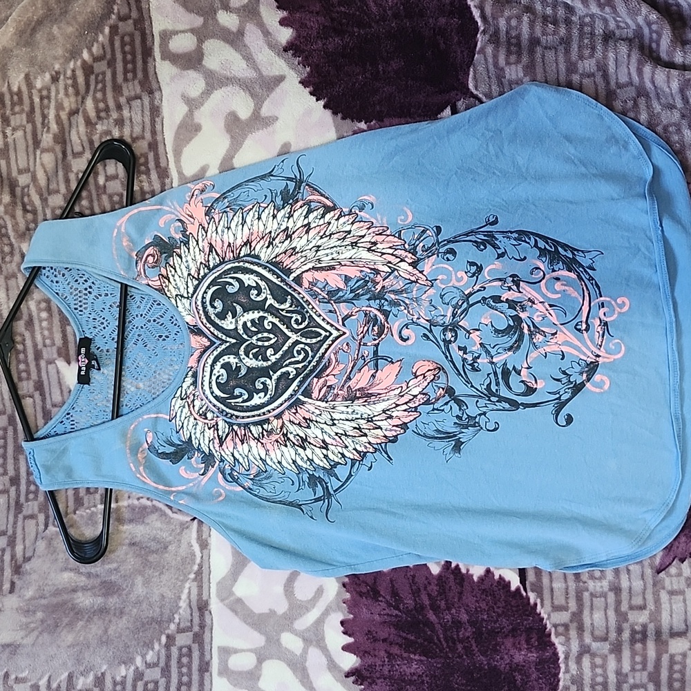 Scene Blue Tank Angel Heart